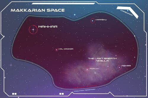 Map of Makkarian Space